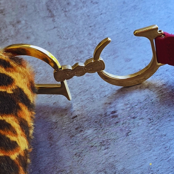 *SOLD**Dior Saddle Bag in Leopard Print Pony Hair - Picture 8 of 13